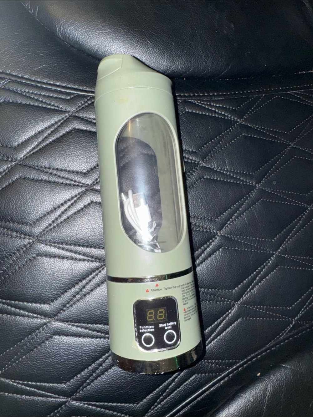 Portable Electric Blender Bottle - Sage Green